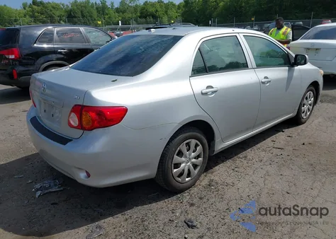 2009 Toyota Corolla Le из США, поврежденный, VIN 2T1BU40E69C018604